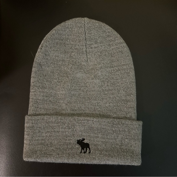 Abercrombie and Fitch New Soft Gray Beanie - Picture 3 of 3
